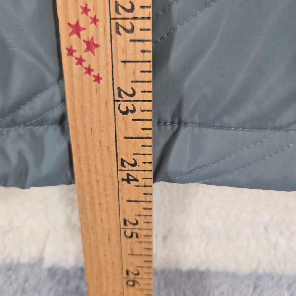 Free Country Women Cyprus Green Quilted Sherpa Lined Hooded Jacket Small - Picture 4 of 6